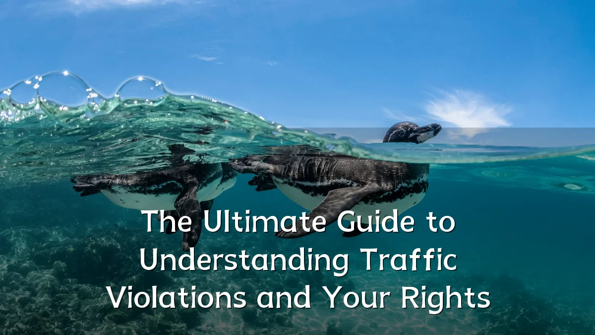 The Ultimate Guide to Understanding Traffic Violations and Your Rights