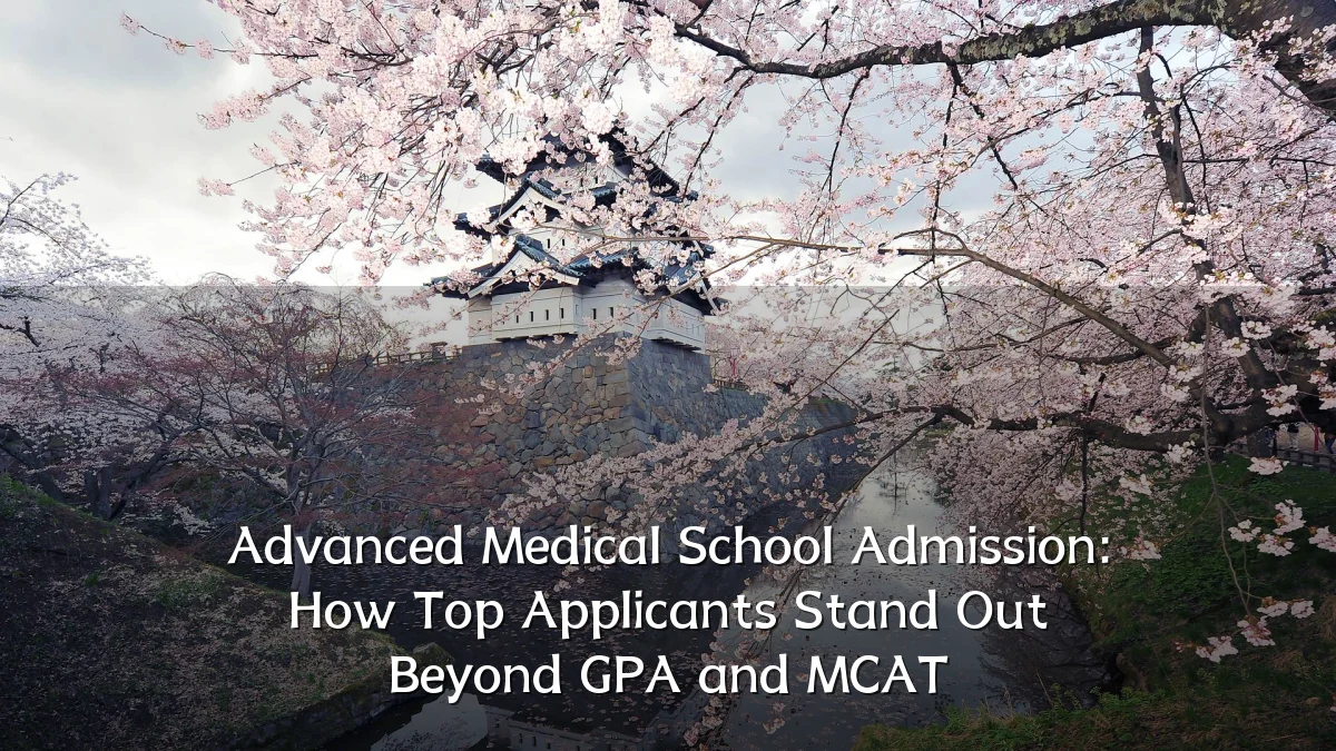 Advanced Medical School Admission: How Top Applicants Stand Out Beyond GPA and MCAT