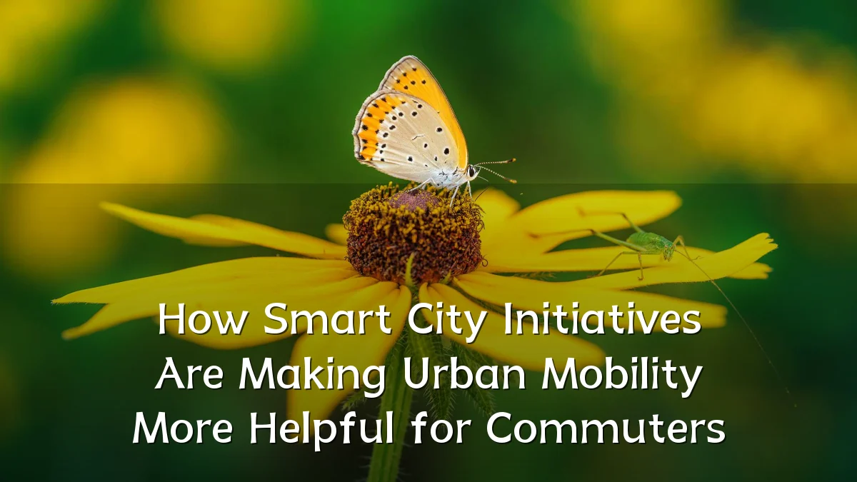 How Smart City Initiatives Are Making Urban Mobility More Helpful for Commuters