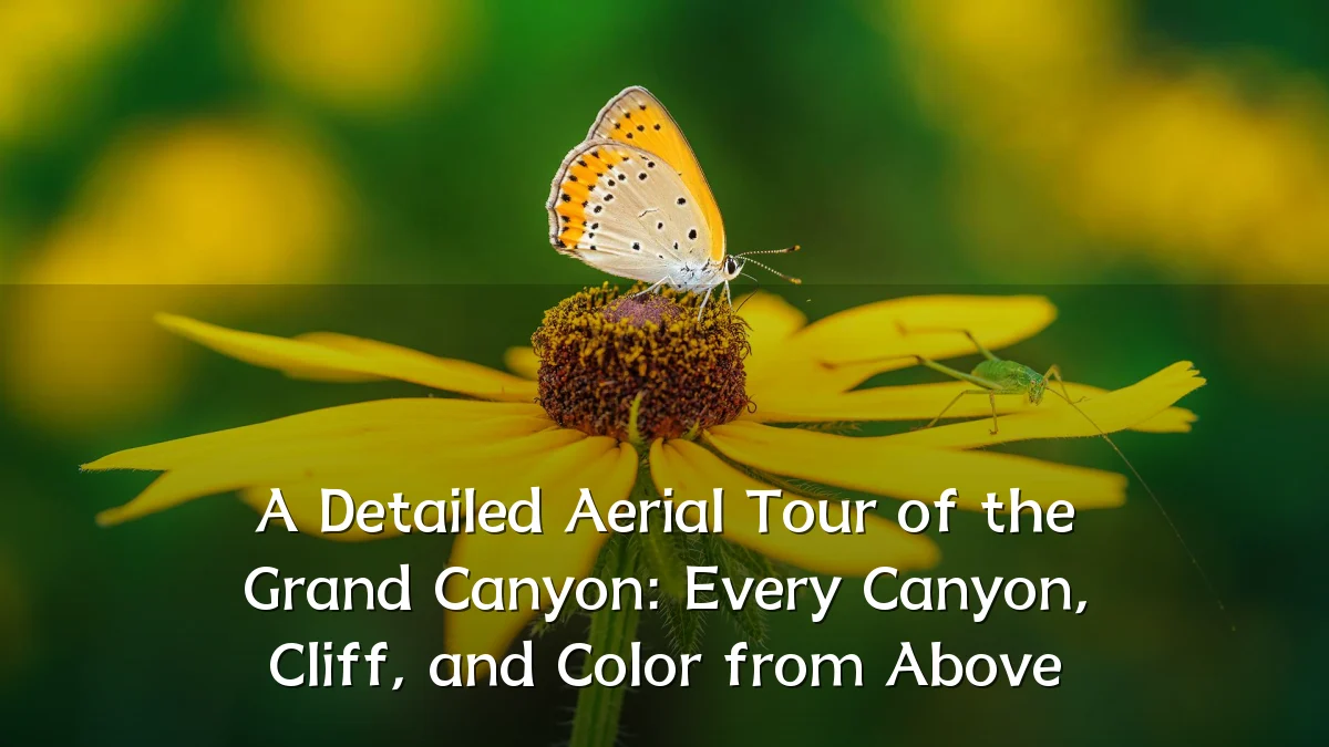 A Detailed Aerial Tour of the Grand Canyon: Every Canyon, Cliff, and Color from Above