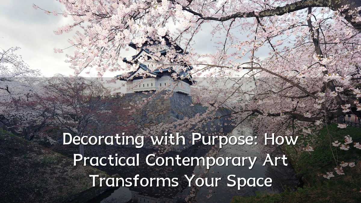 Decorating with Purpose: How Practical Contemporary Art Transforms Your Space