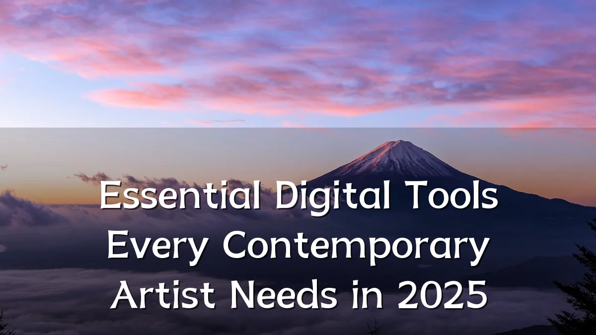 Essential Digital Tools Every Contemporary Artist Needs in 2025