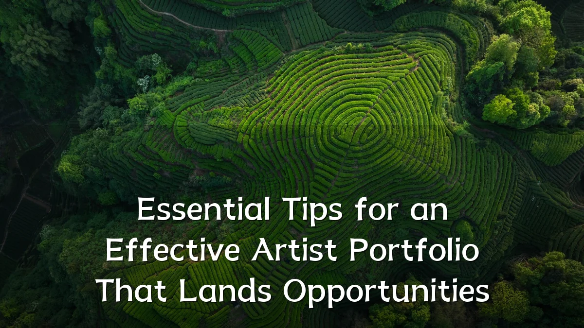 Essential Tips for an Effective Artist Portfolio That Lands Opportunities