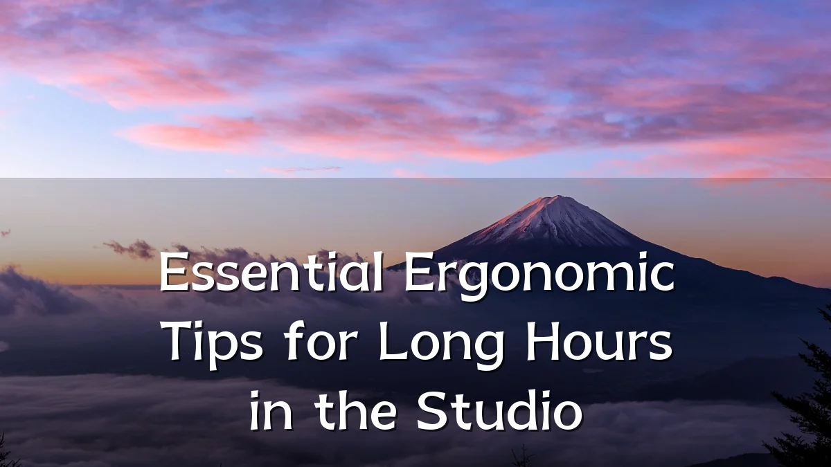 Essential Ergonomic Tips for Long Hours in the Studio