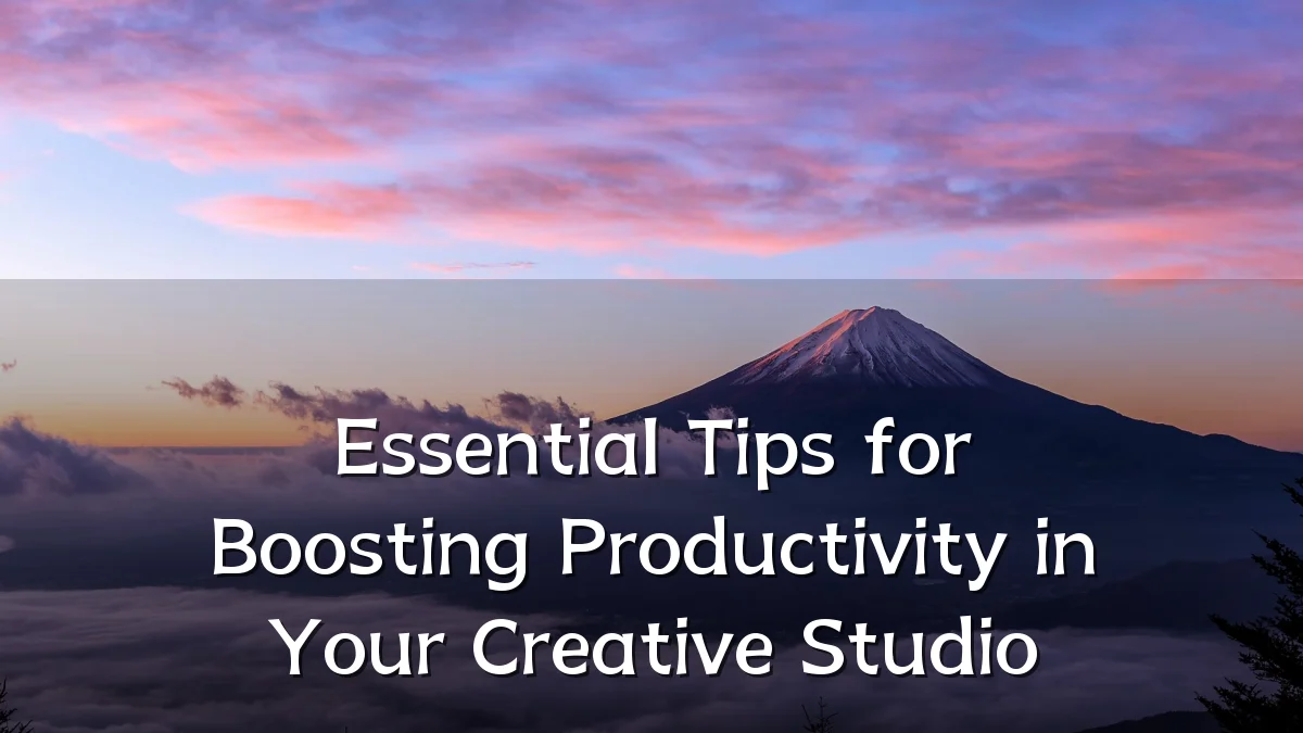 Essential Tips for Boosting Productivity in Your Creative Studio
