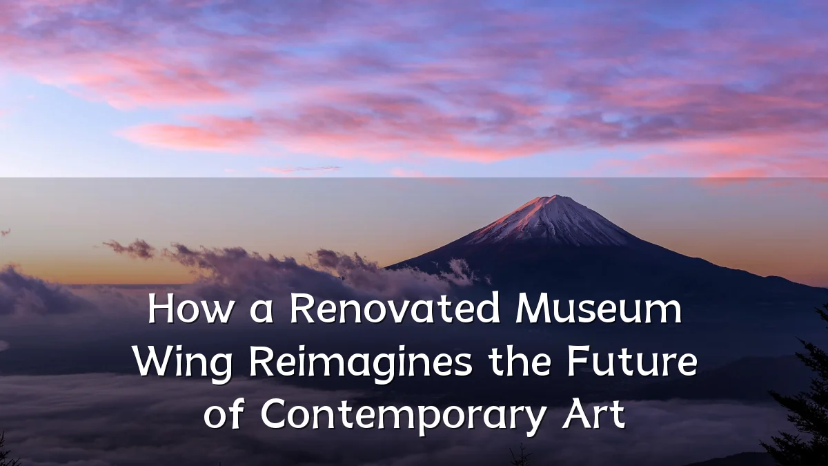 How a Renovated Museum Wing Reimagines the Future of Contemporary Art