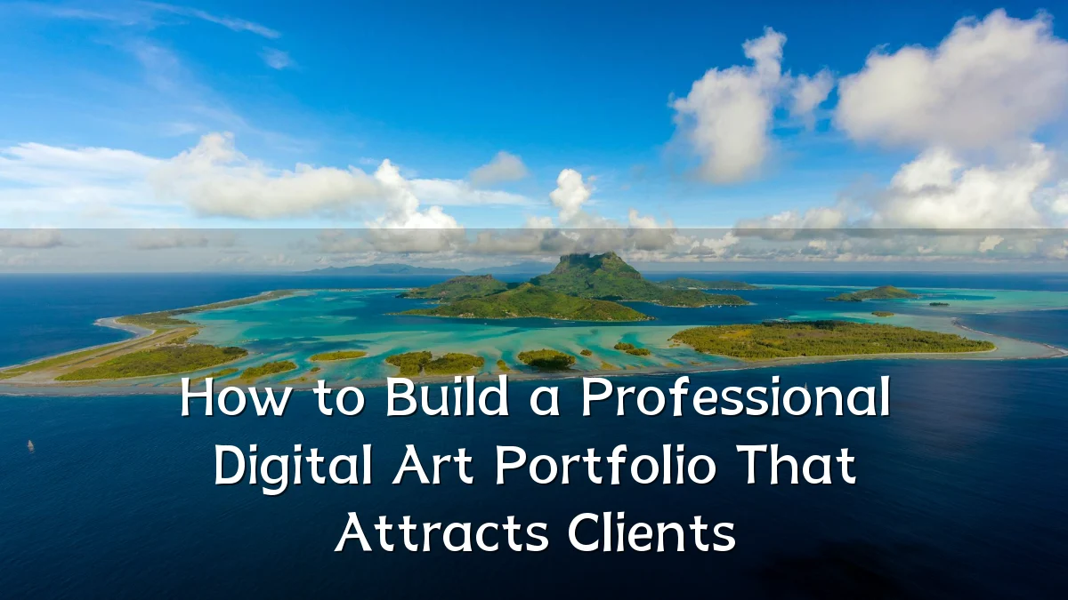 How to Build a Professional Digital Art Portfolio That Attracts Clients