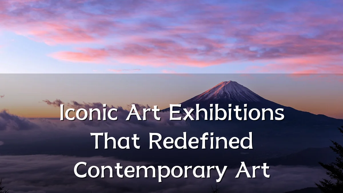 Iconic Art Exhibitions That Redefined Contemporary Art