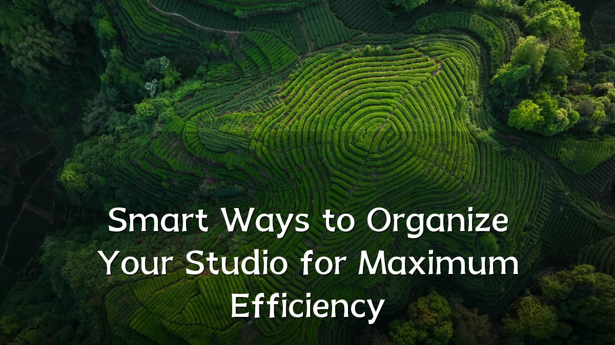 Smart Ways to Organize Your Studio for Maximum Efficiency