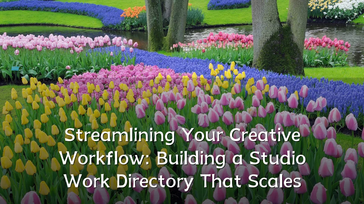 Streamlining Your Creative Workflow: Building a Studio Work Directory That Scales