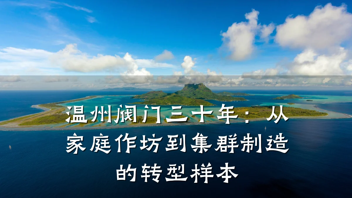 温州阀门三十年：从家庭作坊到集群制造的转型样本